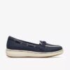Breezesky Bay Navy Canvas-Loafers for damer