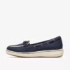 Breezesky Bay Navy Canvas-Loafers for damer