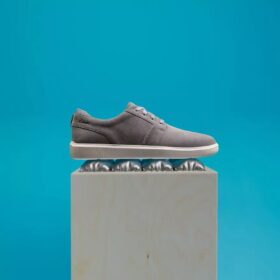 Brodin Seam grå suedesneakers for menn