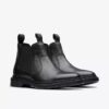 Burchill Chelsea boots i svart skinn for menn