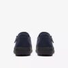 Carleigh Ray marineblå nubuck-Slip-ons för damer