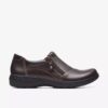 Carleigh Ray mørkebrune skinn Slip-ons for damer