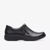 Carleigh Ray slip-ons i svart skinn for damer