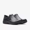 Carleigh Ray slip-ons i svart skinn for damer