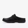 Carleigh Viola Tresko & Mules i svart nubuck for damer