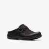 Carleigh Viola Tresko & Mules i svart nubuck for damer