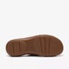 Cecily Step flate sandaler for kvinner i brent oransje