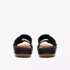 Cecily Step – flate sandaler i svart nubuck for damer
