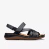 Cecily Strap – svarte rem-sandaler for kvinner