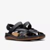 Cecily Strap – svarte rem-sandaler for kvinner