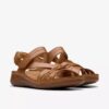 Cecily Strap Tan kombinasjonsrem-sandaler for kvinner