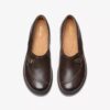 Certina Ease mørkebrune Slip-ons i skinn for damer