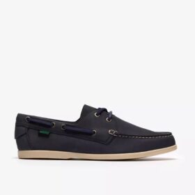 Charmouth Lace seilersko for menn i marineblå nubuck