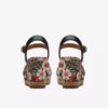 Chicly Floral kilehæler for damer med svart mønster