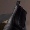 Clarkdale Easy Chelsea boots i svart skinn for menn