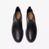 Clarkdale Easy Chelsea boots i svart skinn for menn