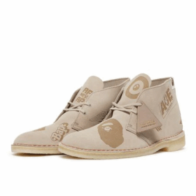 Clarks x A Bathing Ape Desert Boots «Grey Embossed» 26149860