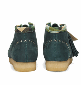 Clarks x END. Wallabee-støvler «Artisan Craft – Green» 26172494