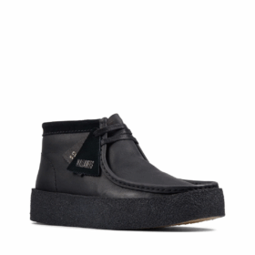 Clarks x Vandy The Pink Skeleton Wallabee V2 Lakkert skinn «Svart» 26163169