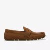 Corsley Bar Cola-loafers i semsket skinn for menn
