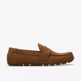 Corsley Bar Cola-loafers i semsket skinn for menn