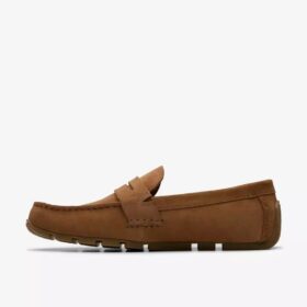 Corsley Bar Cola-loafers i semsket skinn for menn