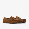 Corsley Bar Cola-loafers i semsket skinn for menn