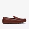 Corsley Plain loafers i tan skinn for menn