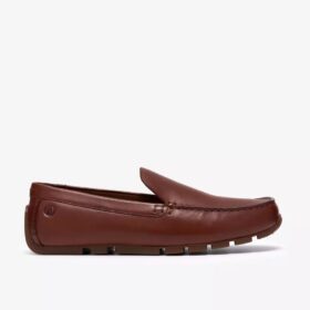 Corsley Plain loafers i tan skinn for menn