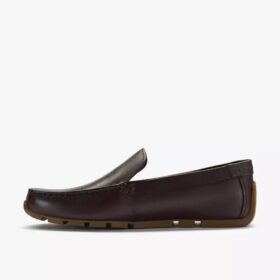Corsley Plain mørkebrune Loafers i skinn for menn