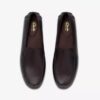 Corsley Plain mørkebrune Loafers i skinn for menn