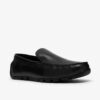 Corsley Plain – svarte lærloafers for menn