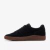 Craft Rally Ace svarte semsket skinn-Sneakers for menn