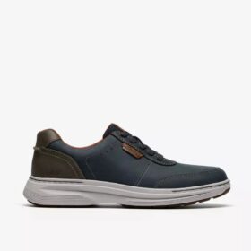 Craftwell Lace herresko i marineblått skinn