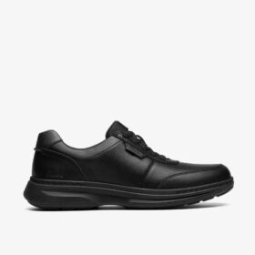 Craftwell Lace svart skinnsneaker for menn | clarks
