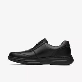 Craftwell Lace svart skinnsneaker for menn | clarks