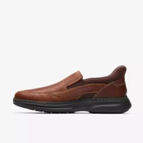 Craftwell Step brune slip-on-sko for menn