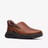 Craftwell Step brune slip-on-sko for menn