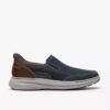 Craftwell Step Slip-on for menn i marineblått skinn