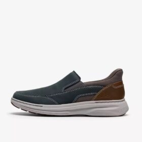 Craftwell Step Slip-on for menn i marineblått skinn