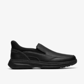Craftwell Step svarte, tumlede Slip-on-sko for menn Craftwell Step svarte, tumlede Slip-on-sko for menn
