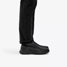 Craftwell Step svarte, tumlede Slip-on-sko for menn Craftwell Step svarte, tumlede Slip-on-sko for menn