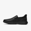 Craftwell Step svarte, tumlede Slip-on-sko for menn