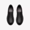 Craftwell Step svarte, tumlede Slip-on-sko for menn
