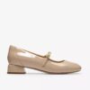 Daiss30 Bar beige lakksko for kvinner