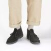 Desert Boot Evo for menn i svart semsket skinn, chukka-modell