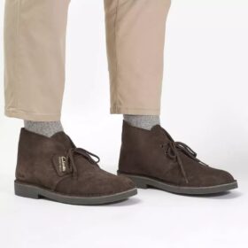 Desert Boot Evo for menn, mørkebrun ruskind, chukka