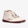Desert Boot for menn i hvitt skinn