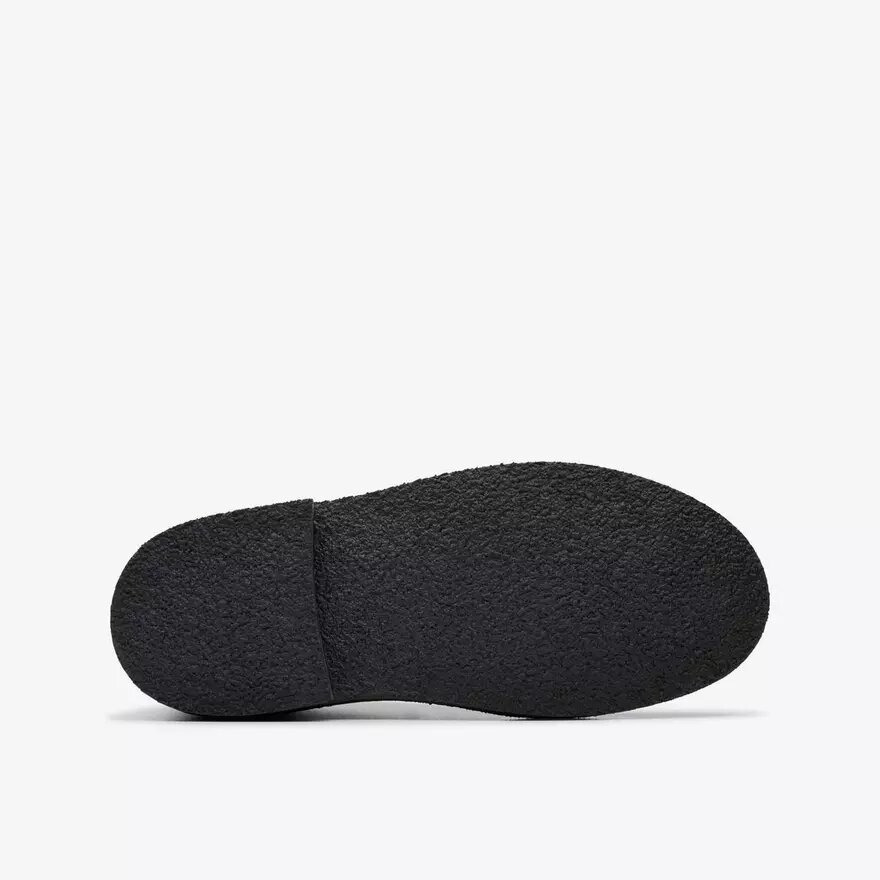 Desert boots for gutter – eldre modeller i svart skinn Desert boots for gutter – eldre modeller i svart skinn