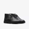 Desert boots for gutter – eldre modeller i svart skinn Desert boots for gutter – eldre modeller i svart skinn